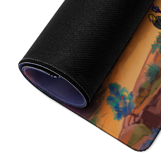 Step Into Unknown - Fantasy painting - Mouse pad mockup