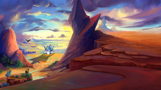 Digital painting of Step Into Unknown