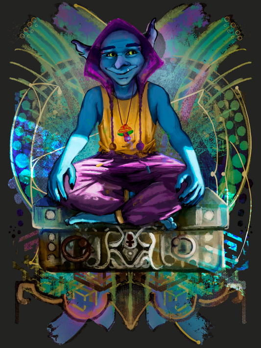 Almedina's digital painting "BORO"