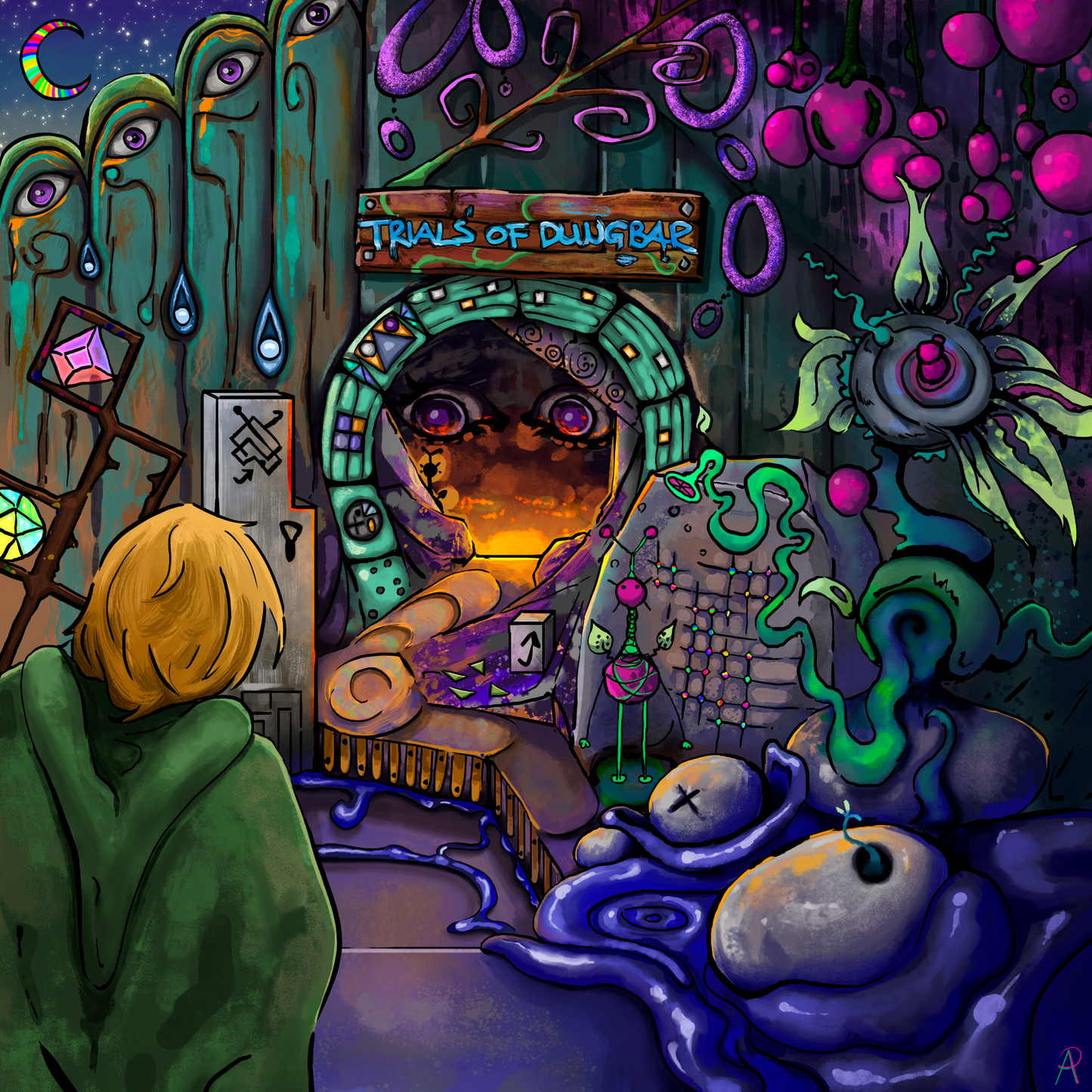 Digital Painting "Trials of Dungbar"