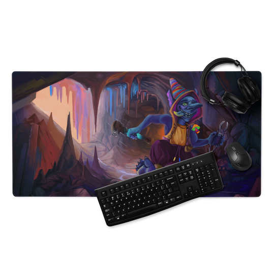 Boro, Goblin of the Mountain - Fantasy painting - Mouse pad mockup