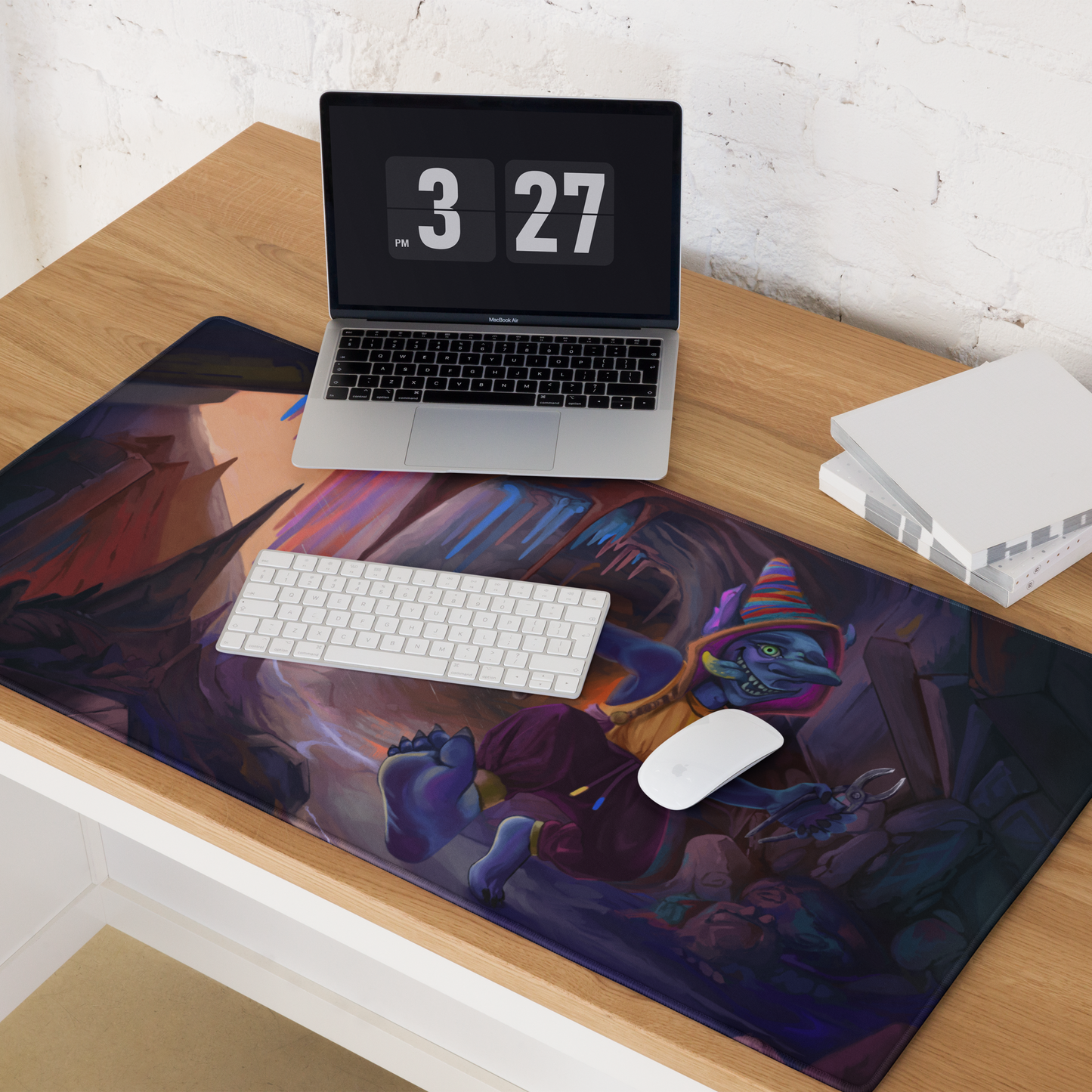 Boro, Goblin of the Mountain - Fantasy painting - Mouse pad mockup