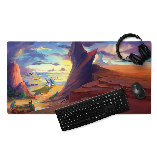 Step Into Unknown - Fantasy painting - Mouse pad mockup