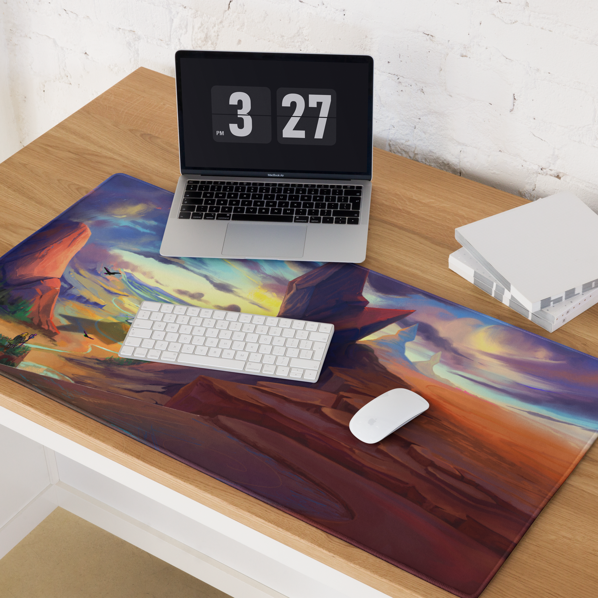 Step Into Unknown - Fantasy painting - Mouse pad mockup