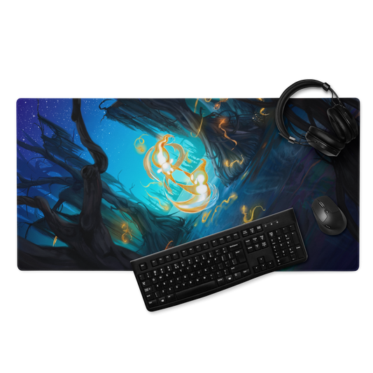 Wisp Dance - Fantasy painting - Mouse pad mockup